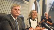 Sergio Ziliotto, gobernador de La Pampa, dio este viernes el mensaje legislativo: fustigó el desprecio de Milei por el federalismo (gentileza www.radiokermes.com)