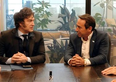 Javier Milei y Marcos Galperin