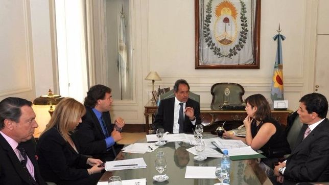scioli apura la transicion: se reune con vidal