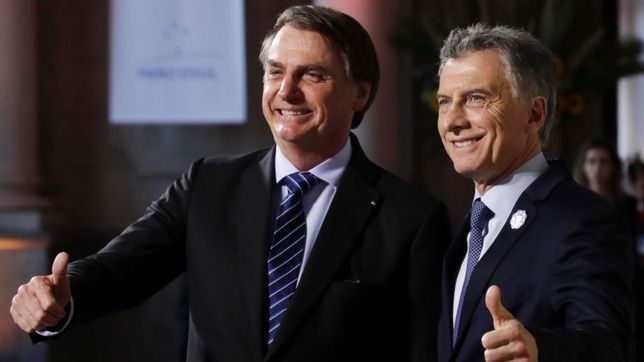 bolsonaro les pide a los empresarios de brasil que apoyen a macri