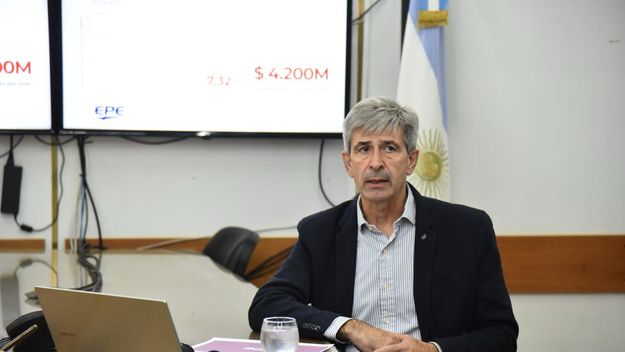 Hugo Marcucci, presidente de la Empresa Provincial de la Energía de Santa Fe.