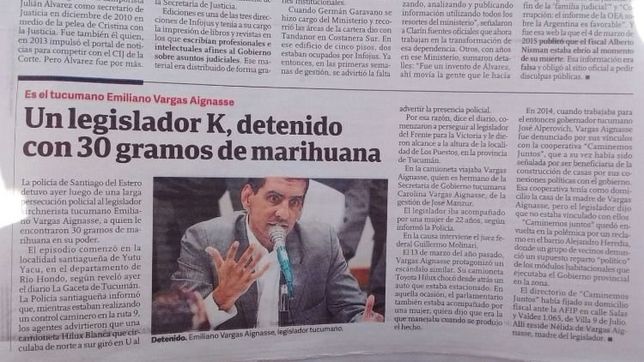 vargas aignasse: una confusion con sabor a interna