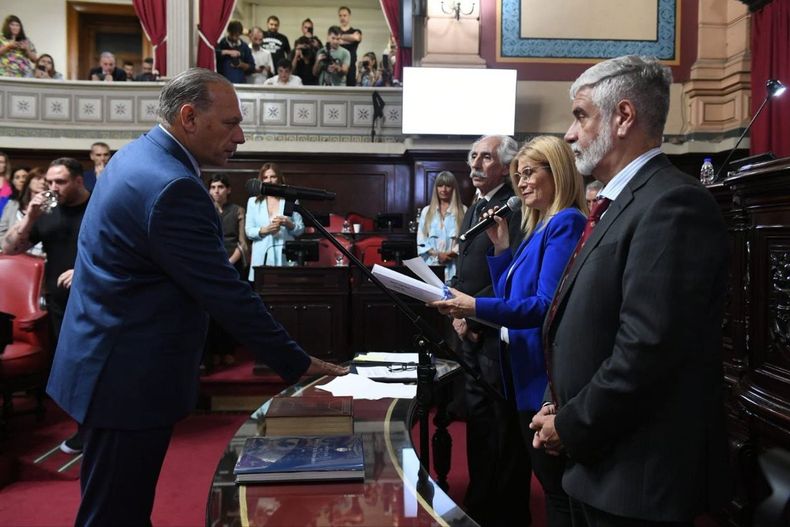 Verónica Magario y Sergio Berni.