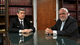 Cumbre en el Consejo de la Magistratura: Rosatti recibió a Gil Lavedra