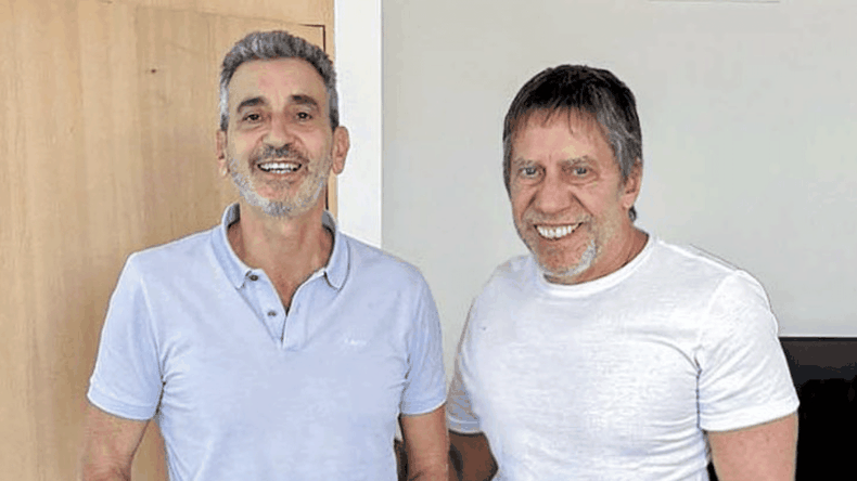 Florencio Randazzo con el procesista Ricardo Bussi.