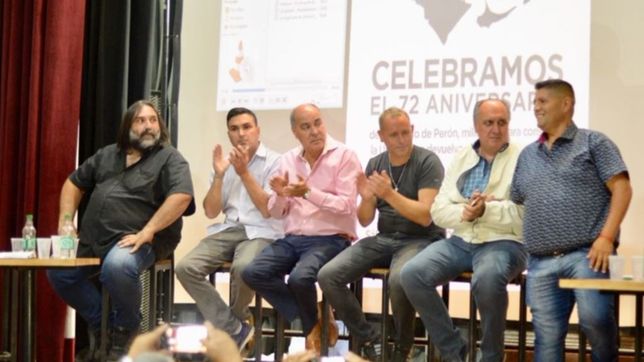 un homenaje a peron, mostro unido al pj platense