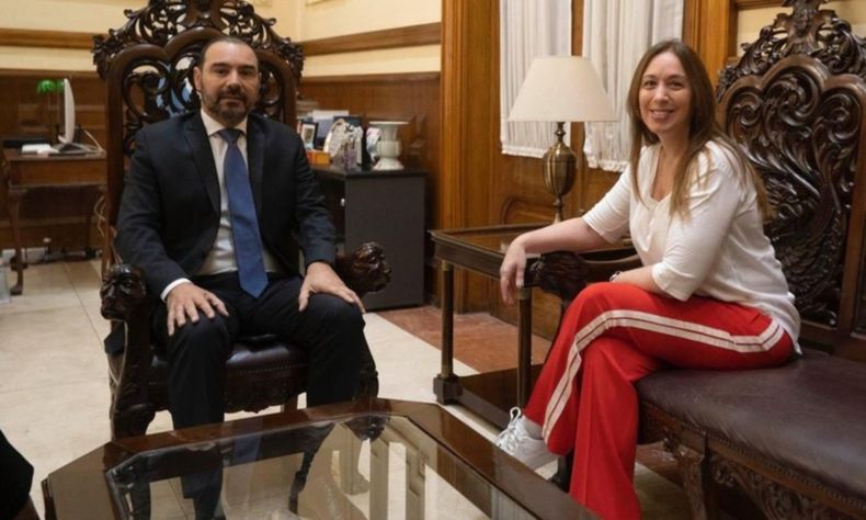 María Eugenia Vidal y Gustavo Valdés María Eugenia Vidal Gustavo Valdés