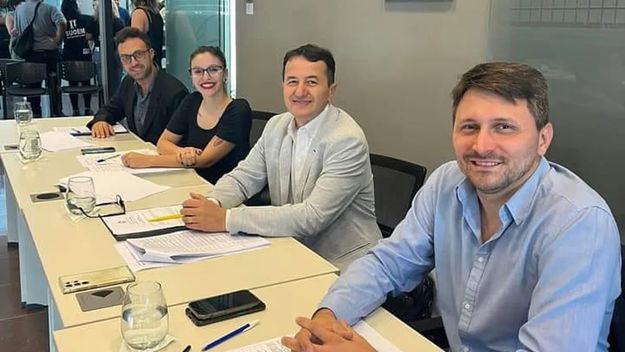 Marco Puricelli y ediles de la oposición en San Francisco