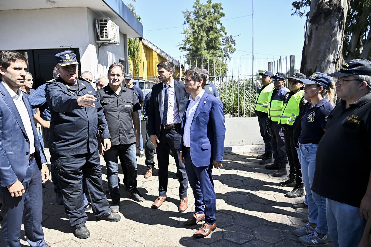 Kicillof y Pullaro en San Nicolás.