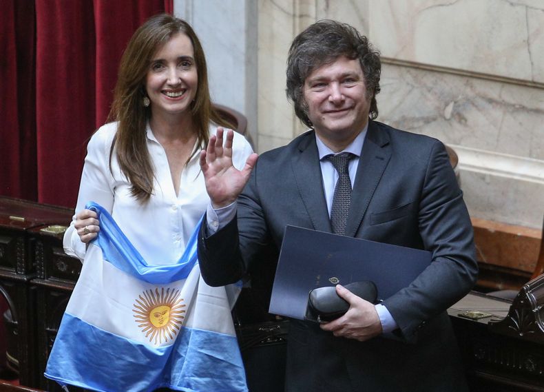 Victoria Villarruel y Javier Milei Noticias Argentinas