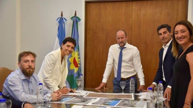 firmaron un convenio para la repavimentacion de la avenida pasco