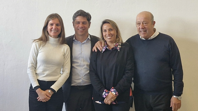 Fernanda Raverta, Axel Kicillof, Mariana Cuesta y Jorge Paredi.