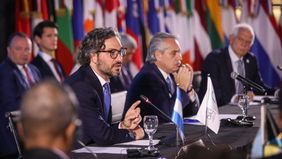 Cafiero reemplazó a Fernández en el G20 y pidió una mesa por la paz en Ucrania