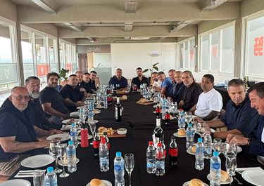 Chiqui Tapia almorzó con los presidentes de los cuatro clubes de Córdoba y autoridades de AFA