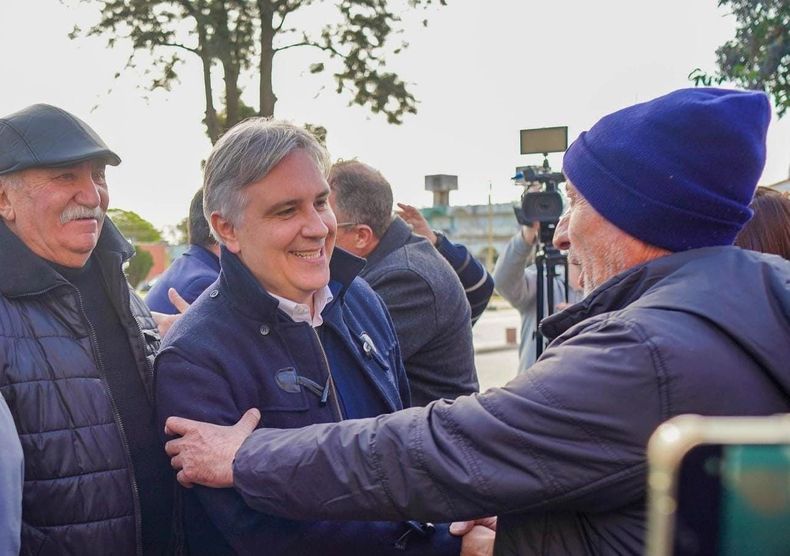 En Monte Maíz, Martín Llaryora reiteró su decisión de trabajar junto a los intendentes y jefes comunales, sin miramientos partidarios.  