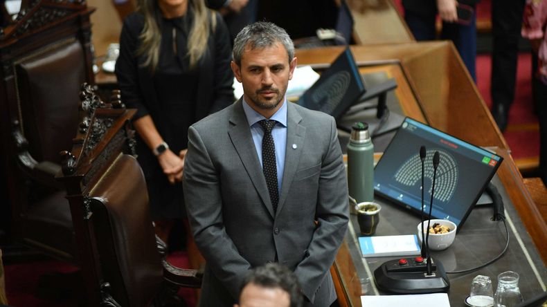 Martín Menem en la Cámara de Diputados.