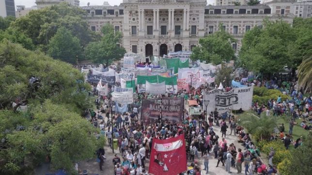 vidal lo hizo: desgastada, la protesta estatal y docente se devaluo en la calle