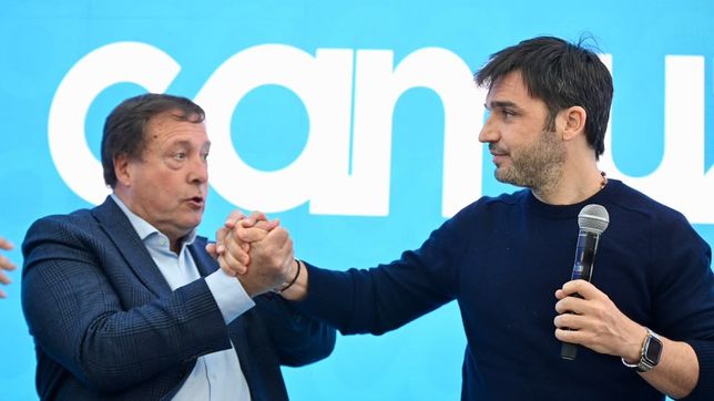 Ignacio Torres y Alberto Weretilneck inauguraron una obra clave para el gas de 25 ciudades de la Patagonia. Rolando Figueroa se conectó por videollamada.&nbsp;