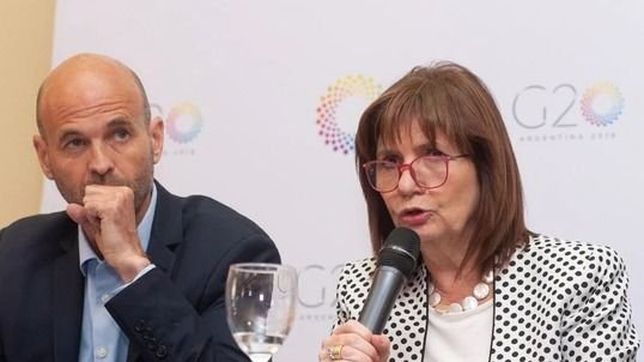 bullrich, hace 16 dias: vamos a tener el g20, lo de boca y river es menor