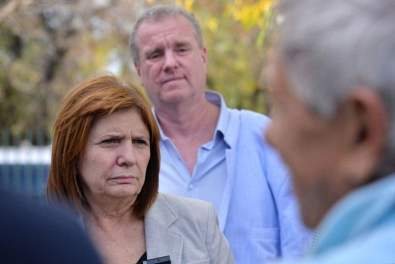 La presidenta del PRO junto con el diputado nacional Milman. Patricia Bullrich Gerardo Milman
