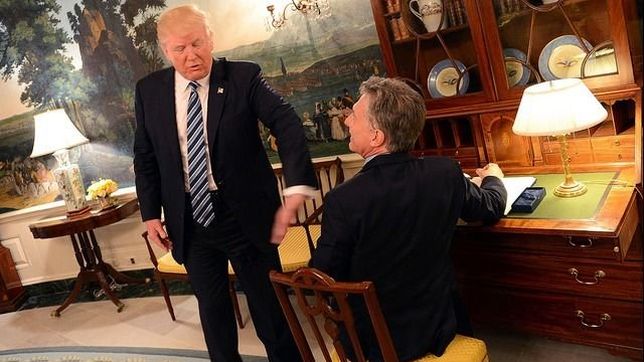 trump le tira una soga a macri para aliviar una balanza comercial en rojo