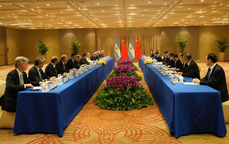 La bilateral Argentina - China en el G20 de R&iacute;o: Javier Milei puso todo.