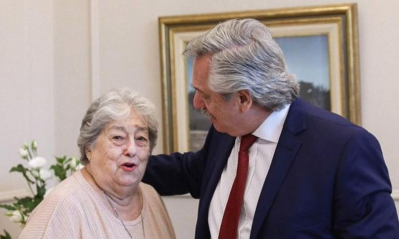Alberto Fernández y Hebe de Bonafini Hebe de Bonafini Alberto Fernandez