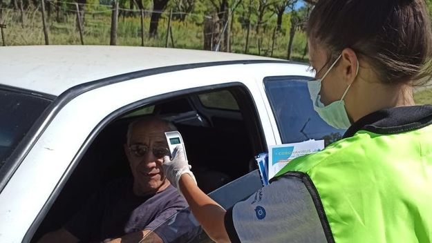 Bolívar hizo un operativo sanitario contra la pandemia en ingresos a la ciudad