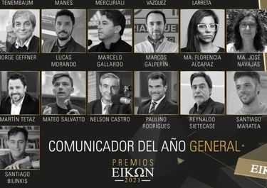 Premios Eikon: fuerte presencia política en la categoría de comunicador del año