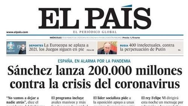 coronavirus en la prensa mundial: alarma y dosis de informacion