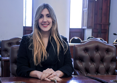 Luisina Minni, presidenta del bloque de concejales del&nbsp;PJ&nbsp;en&nbsp;Paraná.