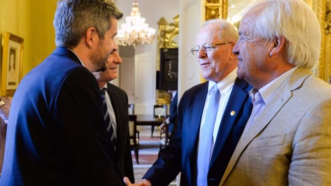 macri recibio al presidente peruano para profundizar la presion sobre venezuela