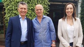 La visita de Macri y Vidal, posiciona a Grindetti como armador de la Tercera