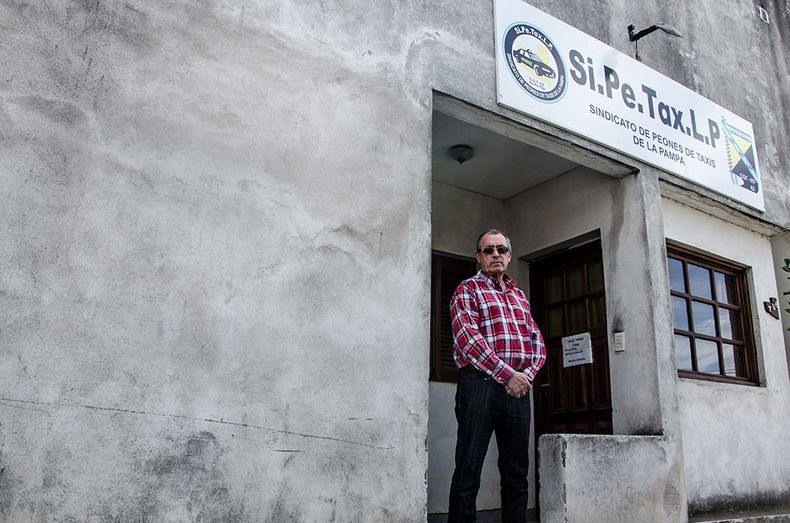 José María Bocalatte, del sindicato de Pones de Taxis de La Pampa. FOTO: www.radiokermes.com