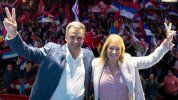 Yamandú Orsi y Carolina Cosse, la fórmula presidencial del Frente Amplio uruguayo.