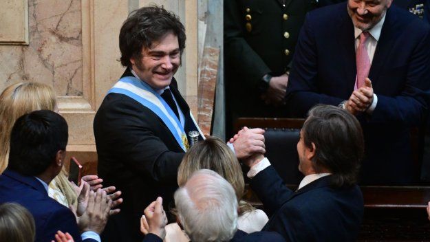 Javier Milei en el Congreso