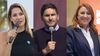 Carolina Losada, Maximiliano Pullaro y Mónica Fein, los tres precandidatos de Unidos para Cambiar Santa Fe.