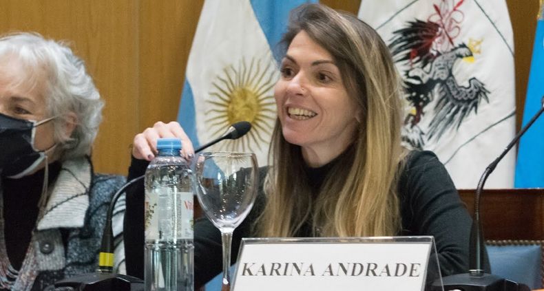 La jueza Karina Andrade.