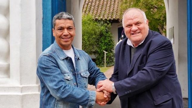 Masso junto a Jesús Escobar, candidato a la presidencia por Libres del Sur.