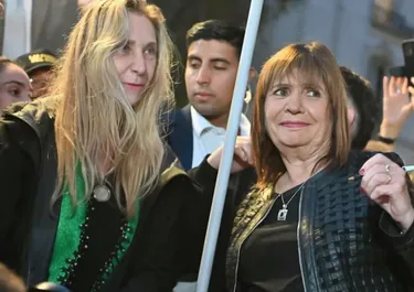 Karina Milei junto a Patricia Bullrich.