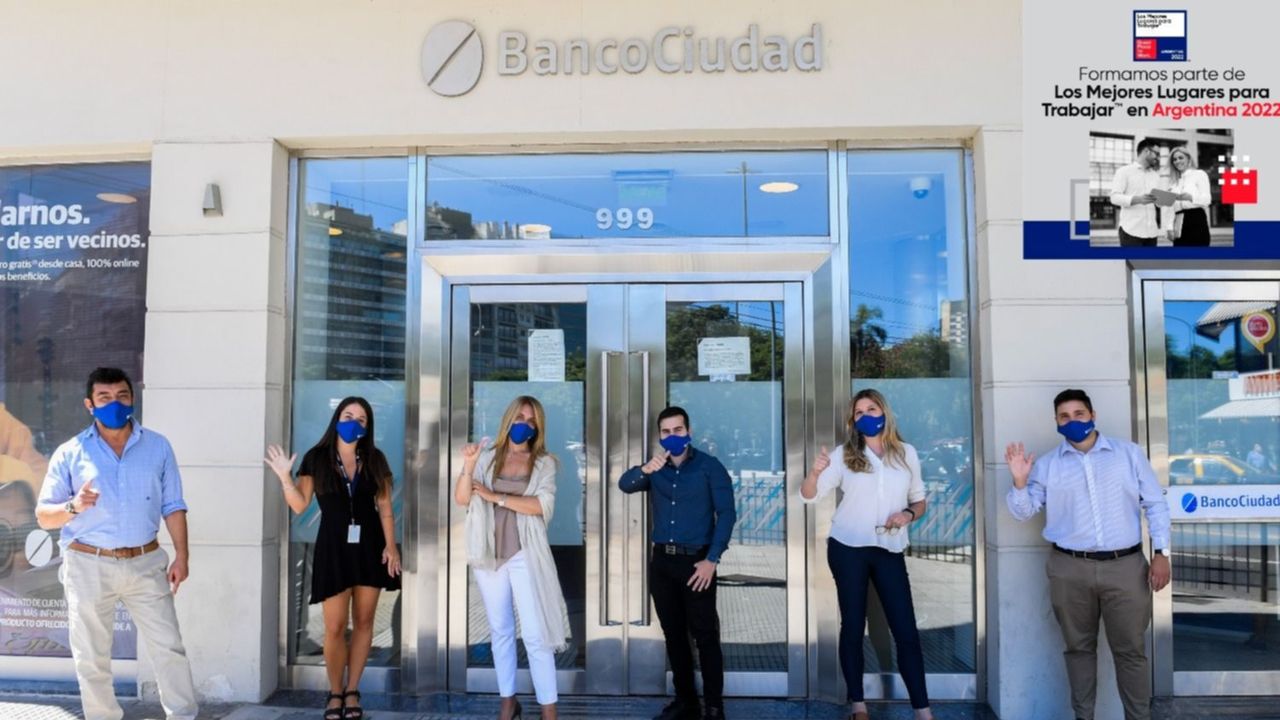 El Banco Ciudad, entre las mejores empresas para trabajar