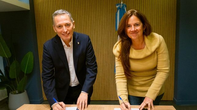 Fernando Gray y María Laura Guazzaroni.