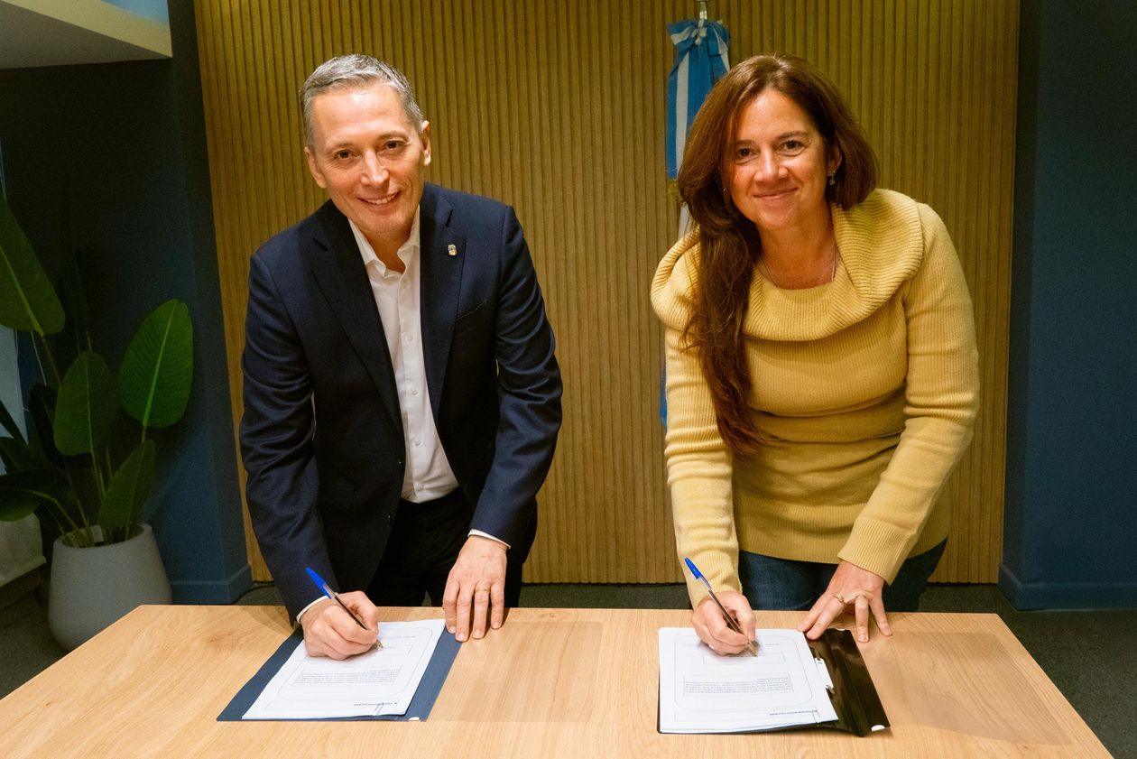 Fernando Gray y María Laura Guazzaroni.
