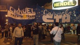 Escrache a Supermercado en tierras de Arrieta