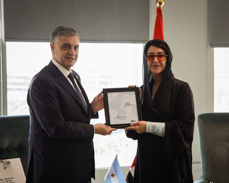 Jorge Macri en Abu Dabi.