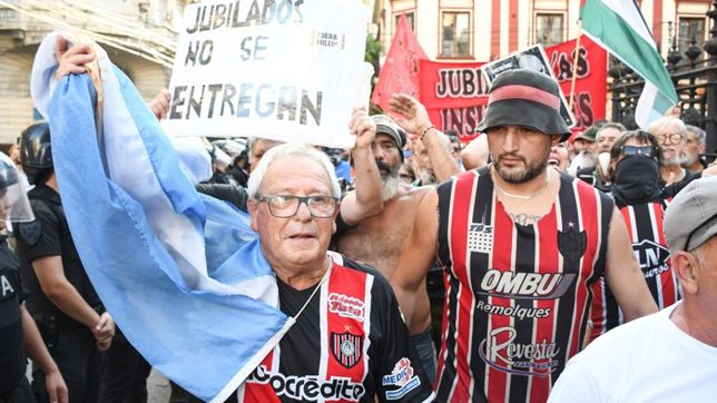 La Casa Rosada apunta contra la marcha de jubilados.