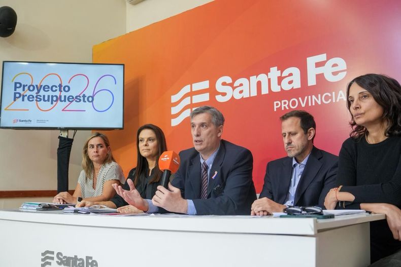 Pablo Olivares. El ministro de Economía de Santa Fe presentó el proyecto de Presupuesto 2026 de Maximiliano Pullaro.&nbsp;