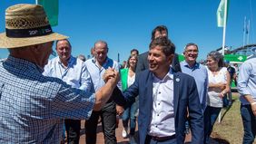 Axel Kicillof tiene puentes con el campo en la Expoagro