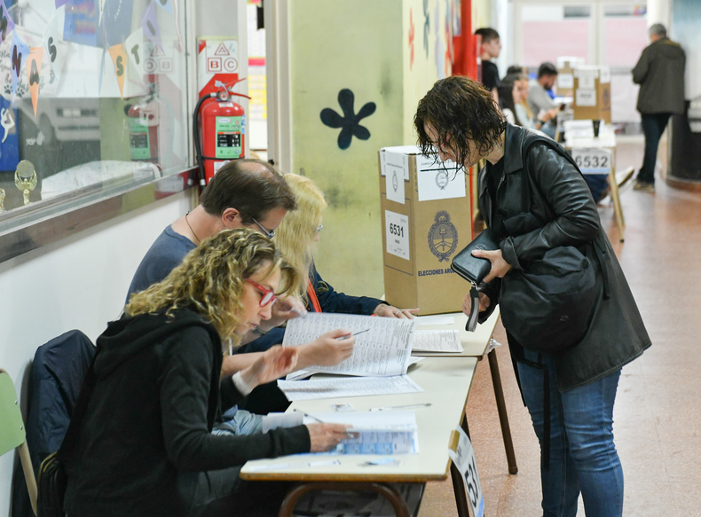 Los primeros resultados del escrutinio provisorio de las elecciones se conocieron a las 22