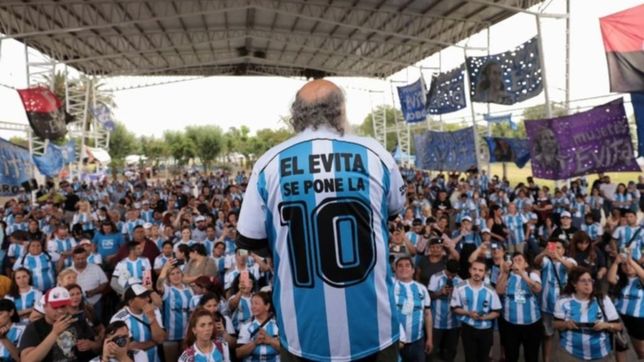el evita moviliza por cfk y se desplaza lentamente en la interna del fdt
